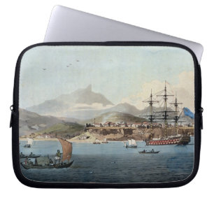 Porto Praya in the Island of St. Jago, plate 4 fro Laptop Sleeve