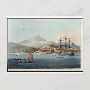 Porto Praya in the Island of St. Jago, plate 4 fro Postcard