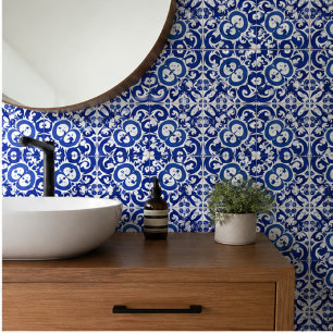 Porto Royale Blue Baroque Elegant Mediterranean Ceramic Tile