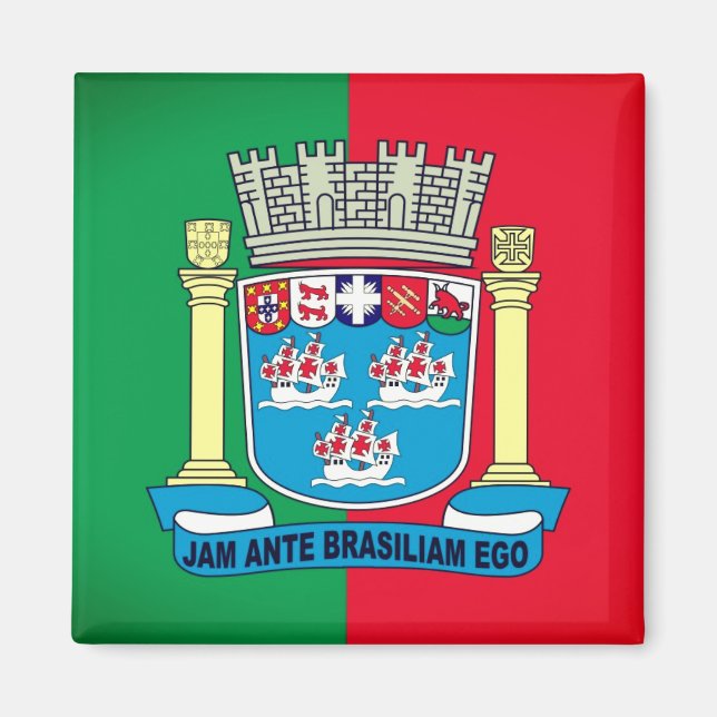 Porto Seguro, Bahia - BRAZIL Magnet (Front)