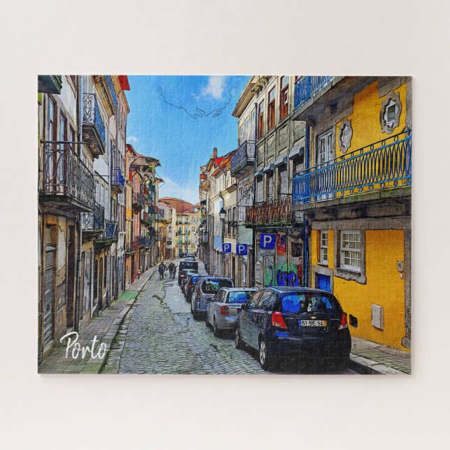 Porto Streets Portugal  Jigsaw Puzzle (Horizontal)