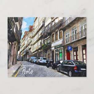 Porto Streets Portugal  Postcard