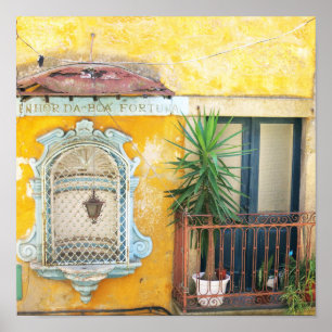 Porto Yellow  Architecture Photo Poster