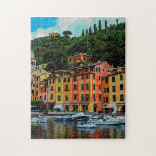 Portofino Italy Riviera Europe Travel Jigsaw Puzzle