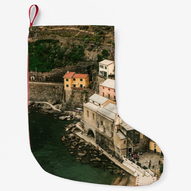 PORTOFINO ITALY SMALL CHRISTMAS STOCKING (Front)