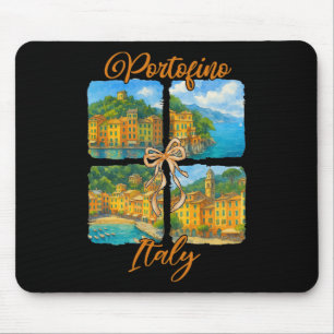 Portofino Italy Traveling Trip Coquette Portofino Mouse Pad