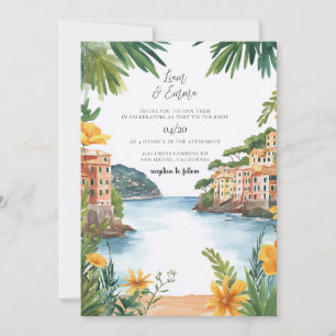 Portofino Italy Wedding Invitation