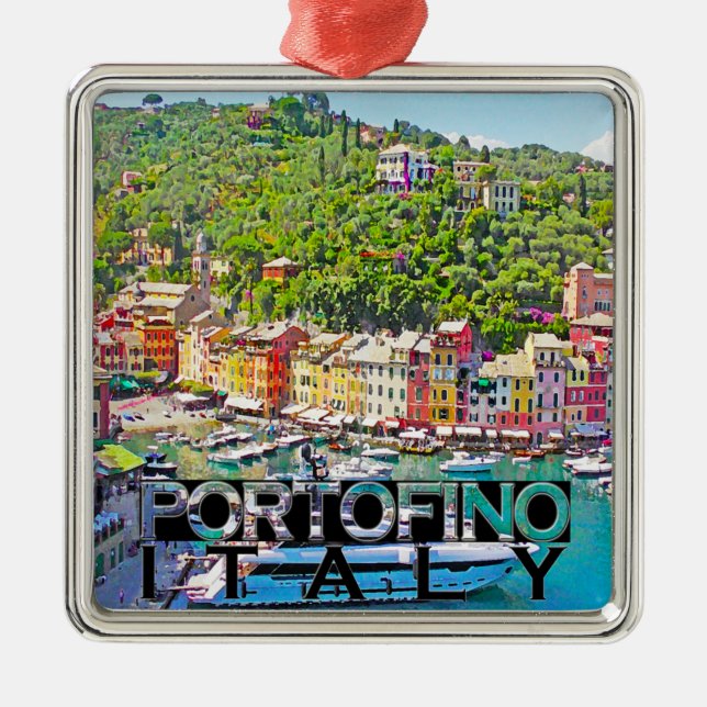 Portofino Metal Tree Decoration (Front)