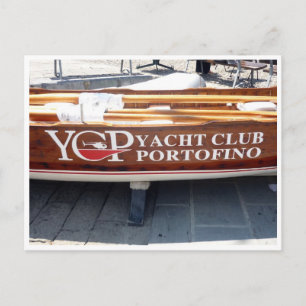 portofino yacht club postcard
