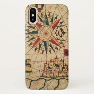 Portolan Chart Map of Cairo, Egypt iPhone X Case