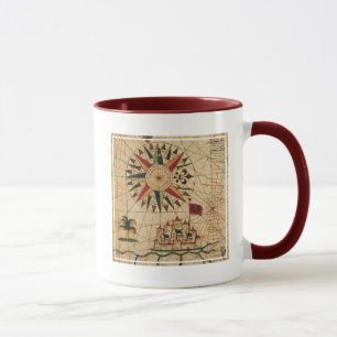 Portolan Chart Map of Cairo, Egypt Mug
