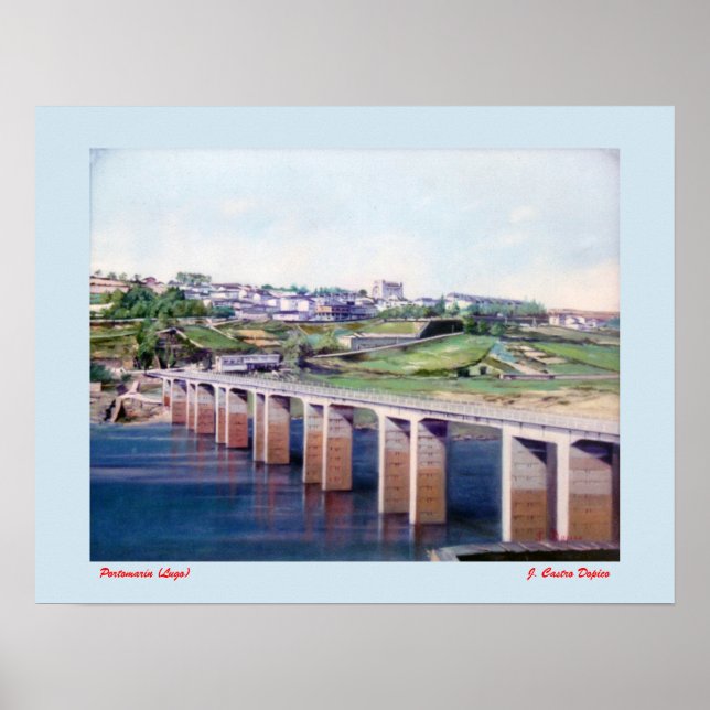 Portomarín (Lugo) Poster (Front)