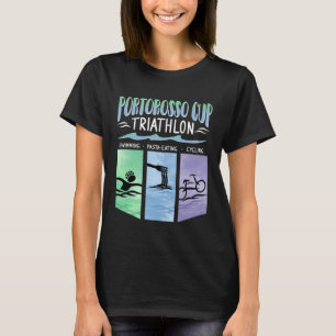 Portorosso Cup Triathlon Swimming Pasta Eating C T-Shirt