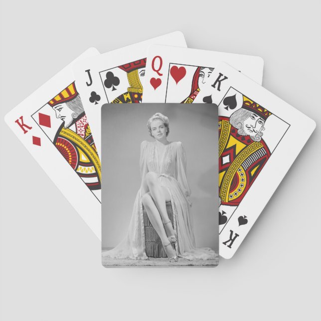 Portrait 2 playing cards (Back)