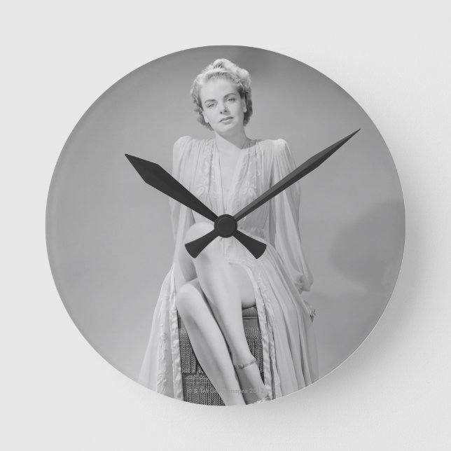 Portrait 2 round clock (Front)