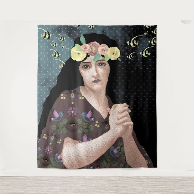 portrait art tapestry (Front)