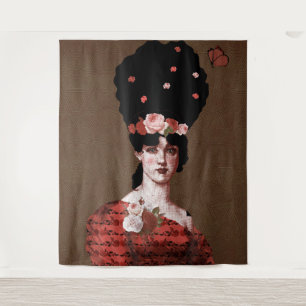 portrait art tapestry