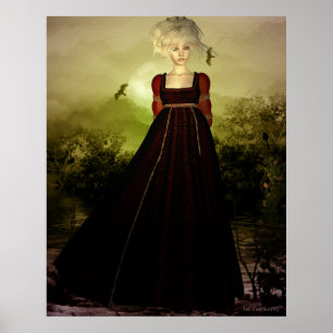 Portrait At Sunset Poster