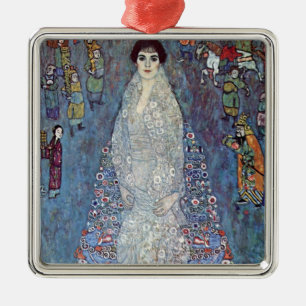 Portrait Baroness Elisabeth Bacchofen Echt, Klimt Metal Tree Decoration