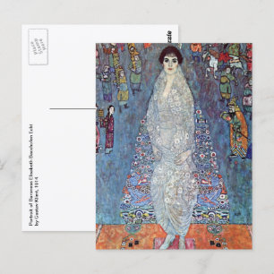 Portrait Baroness Elisabeth Bacchofen Echt, Klimt Postcard
