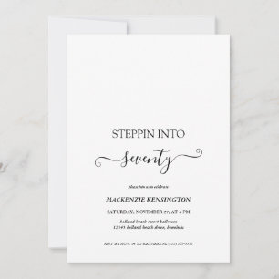 Portrait Birthday Invitation Template Direct Only