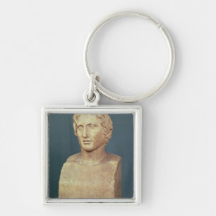 Portrait bust of Alexander the Great Key Ring