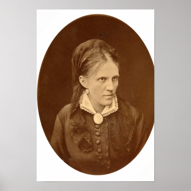Portrait bust of Anna G. Dostyevskaya Poster (Front)