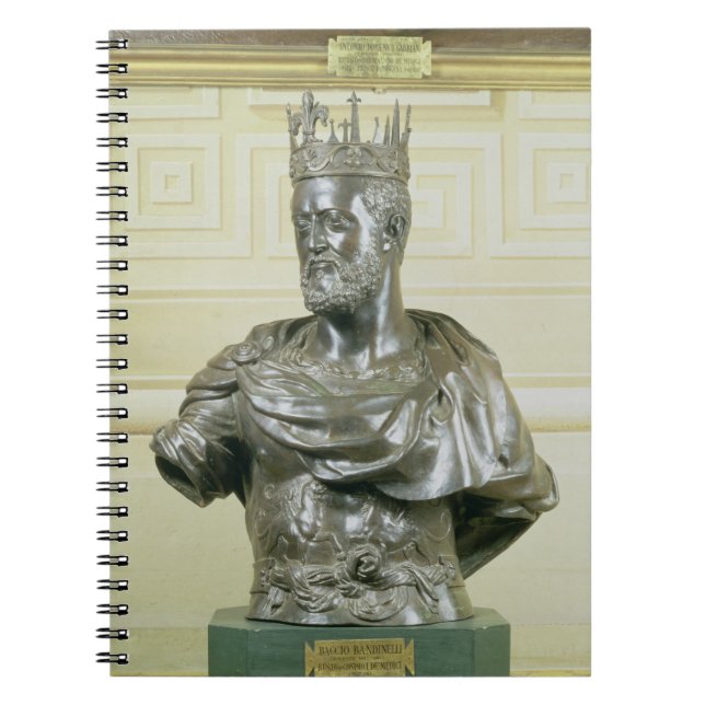 Portrait Bust of Cosimo I de Medici (1519-74) c.15 Notebook (Front)