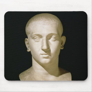 Portrait bust of Emperor Severus Alexander Mouse Pad