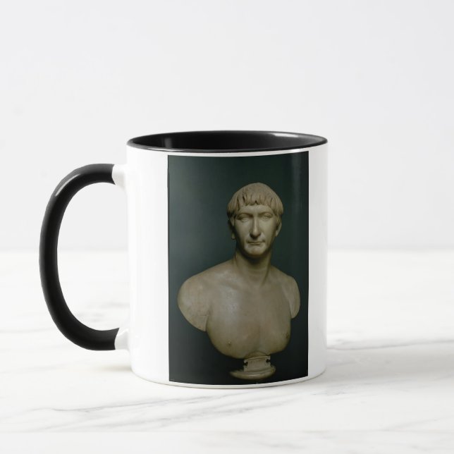 Portrait bust of emperor Trajan (53-117 AD) 1st-2n Mug (Left)