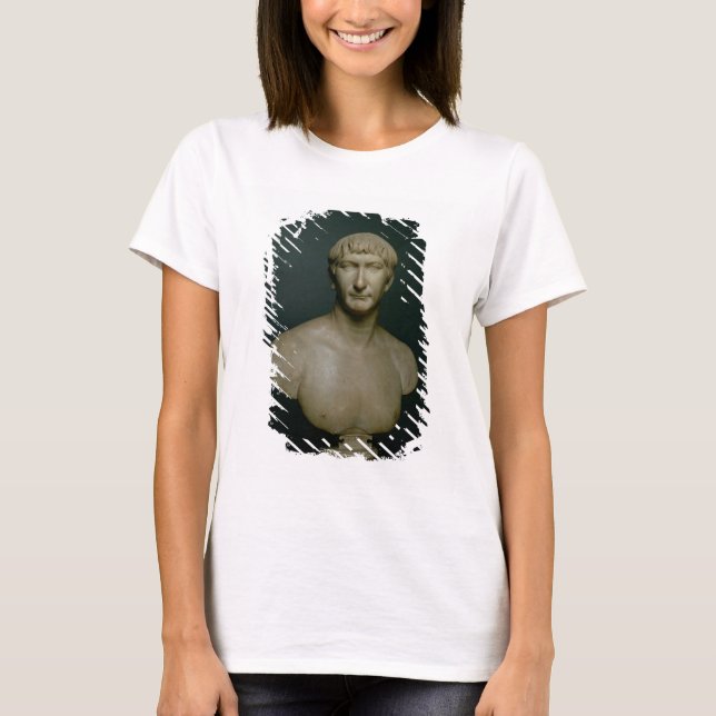 Portrait bust of emperor Trajan (53-117 AD) 1st-2n T-Shirt (Front)
