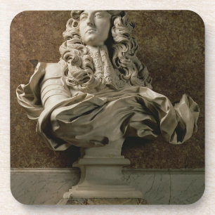 Portrait bust of Louis XIV (1638-1715), 1665, (mar Coaster