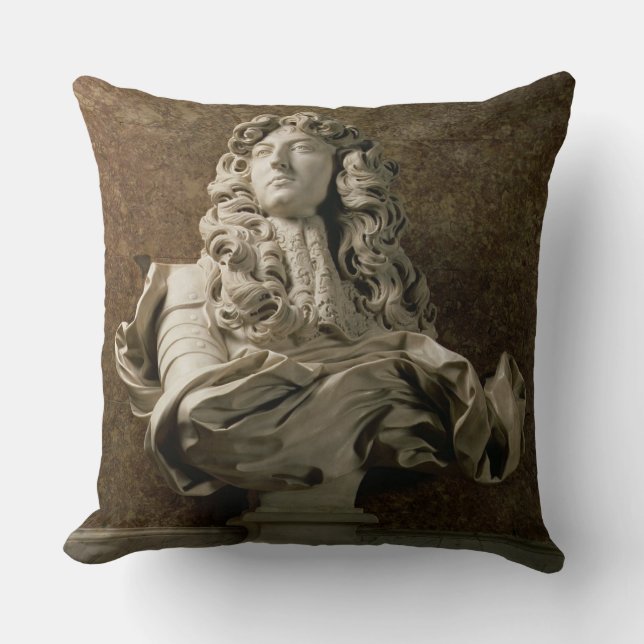 Portrait bust of Louis XIV (1638-1715), 1665, (mar Cushion (Front)