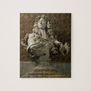 Portrait bust of Louis XIV (1638-1715), 1665, (mar Jigsaw Puzzle
