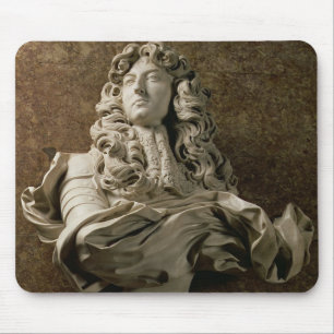 Portrait bust of Louis XIV (1638-1715), 1665, (mar Mouse Pad