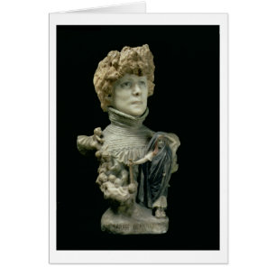 Portrait Bust of Sarah Bernhardt (1844-1923) Frenc