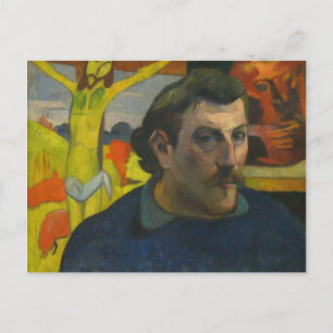 Portrait by Paul Gauguin, 1889 Postcard