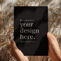 Portrait Card Your Design Upload 5" x 7"