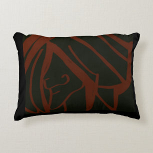 Portrait decorative cushion