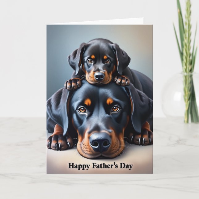 Portrait Fathers Day Card (Front)