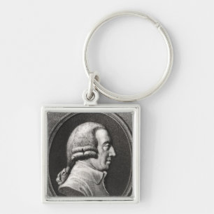 Portrait from a medallion of Adam Smith Key Ring