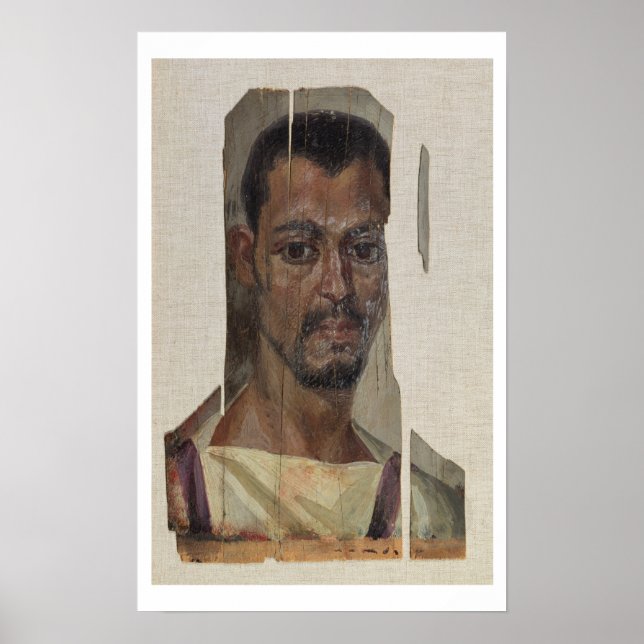 Portrait from Fayum (encaustic wax on wood) Poster (Front)