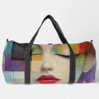 Portrait in Colour Block Surrealism 