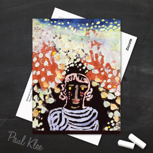 Portrait in the Garden Paul Klee Postcard
