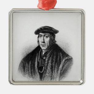Portrait John from 'Lodge's British Portraits' Metal Ornament