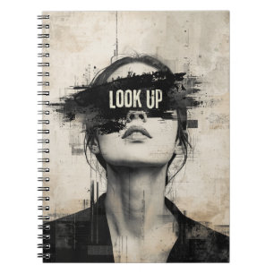 Portrait - LOOK UP   Notebook Journal