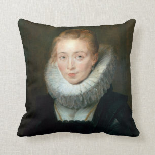 Portrait Maid Honour Infanta Isabella Rubens Paul Cushion