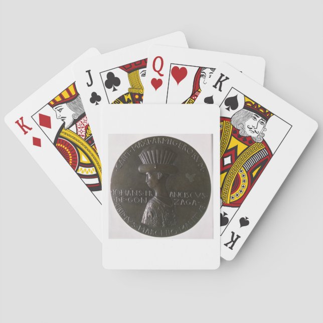 Portrait medal attaching Gianfrancesco Gonzaga (13 Playing Cards (Back)