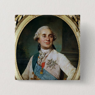 Portrait Medallion of Louis XVI 1775 15 Cm Square Badge