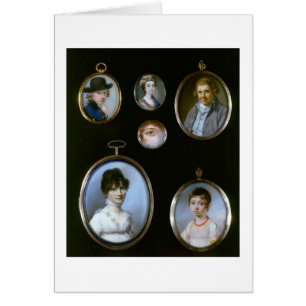 Portrait miniatures, from LtoR and TtoB: Sir Thoma